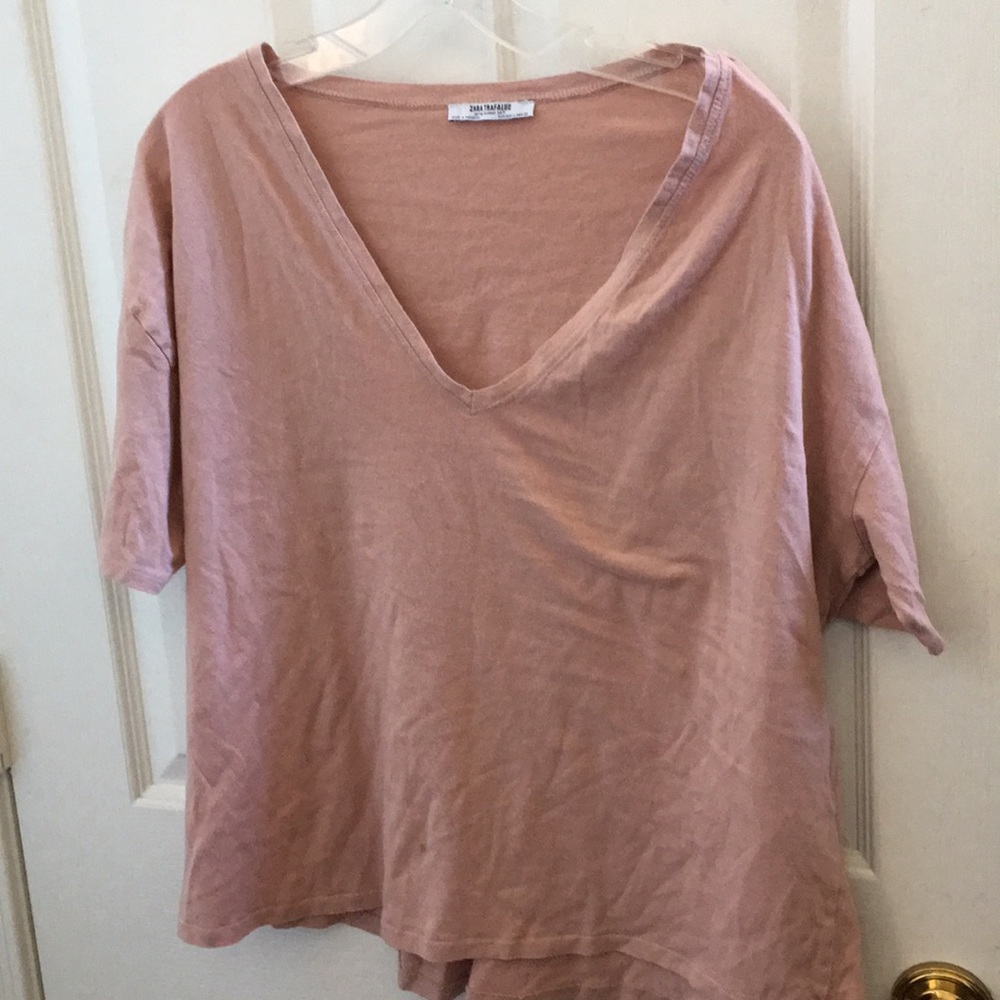 FINAL MARKDOWN Ladies Zara trafaluc tee large
